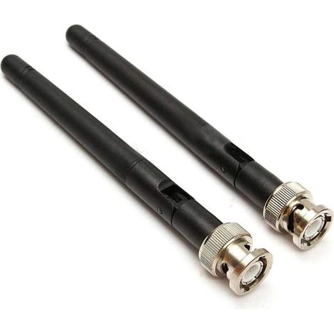 2 UHF-Antennen mit BNC-Anschluss für EW100 EW300 EW500 G3 Evolution Series Empfängermikrofon (Mikrofon nicht im Lieferumfang enthalten) (1/4)