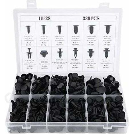 Clips, grapa, remaches and fixings protectors (330 units, 12 packs per pack) for bodywork remaches (1/4)