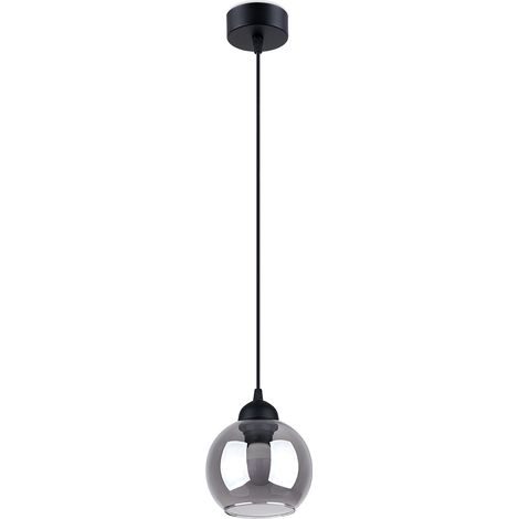Lámpara colgante alino 1 negro