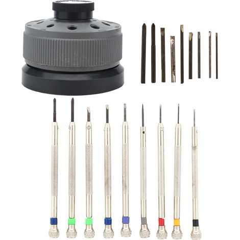N° 5978 Coffret de 9 tournevis (tournevis pour réparation de montres, 9 pièces) (1/5)