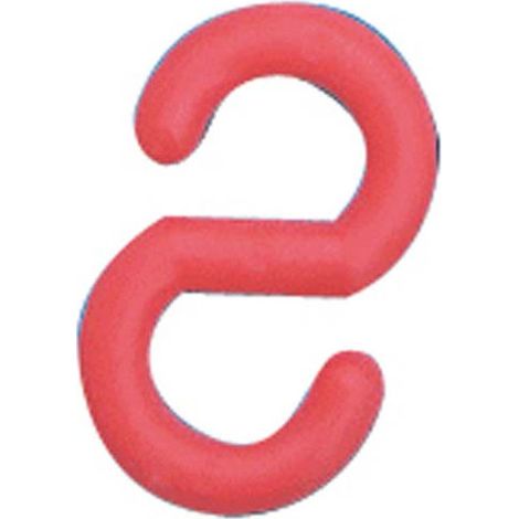 Enganche de cadena 6 mm, 50 uds. ROJO  METALWORKS SR2007
