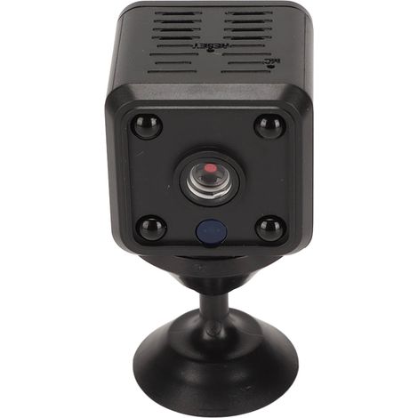 Mini caméra de sécurité WiFi avec point d'accès Wi-Fi, grand angle, vision nocturne infrarouge, caméra intérieure sans fil pour la maison et la famille. (1/4)