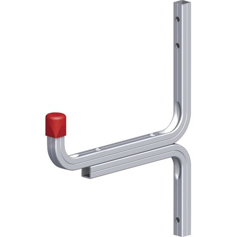 alfer Wandhaken Typ 5 T 17,5 x H 22 cm Aluminium blank Haken Universalhaken