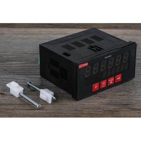 Compteur RS PRO Impulsions 230 V c.a. LED 6 digits ( Prix pour 1 ) (1/3)