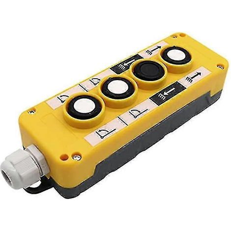 Interrupteurs à bouton-poussoir étanches pour grue de levage électrique, commande de montée/descente industrielle 4 b (1/5)