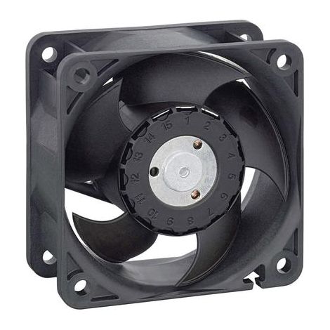 ebm-papst 624 N ventilador axial negro 60x60x25 mm 24 V