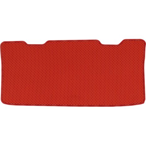 Tappetino per bagagliaio in EVA per Suzuki Grand Vitara II SUV dal 2005 al 2014, motivo a nido d'ape - rosso (1/5)