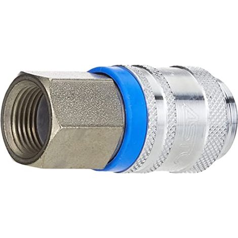 Mecafer 156322 - Giunto rapido universale in metallo 3/8", attacco femmina (1/4)
