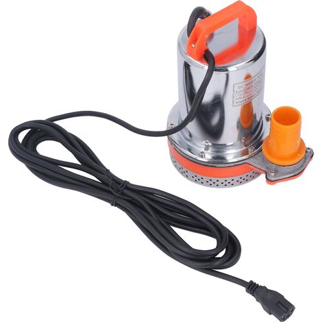 Pompe submersible, fil à âme en cuivre rouge isolé, acier inoxydable, pour usage industriel et agricole, 12 V CC, 300 W (1/5)