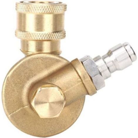 Buse De Pulvérisation - 7 Positions Réglables 240° - Raccord Rapide 1/4 Pouces - Pour Nettoyeur Haute Pression - 1 Pièce