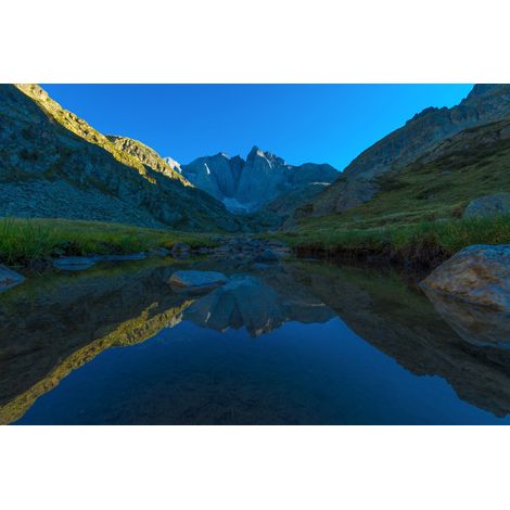 Tableau sur toile Vignemale 45x65 cm - Impression sur Toile Murale Décorative - Image imprimée en HD sur Toile - Toile sur Châssis en Bois FSC - Fabriqué en France (1/4)