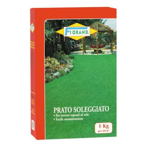 Sementi Prato Soleggiato 1 kg - Miscuglio Semi Erba per Terreni Esposti al Sole