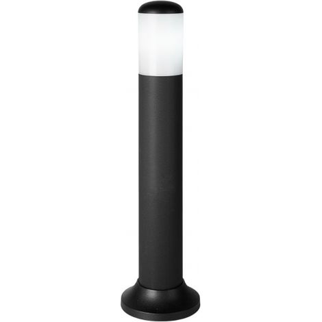 Pilier Abrila Azafran noir 40 cm polycarbonate IP44 (1/2)