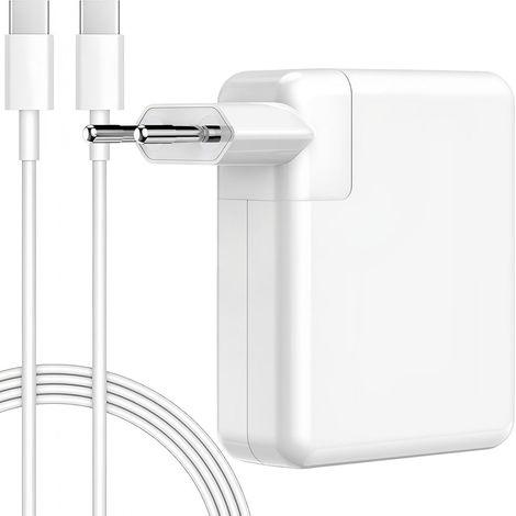 Chargeur USB C 96W pour MacBook Pro 16, 15, 14, 13 Pouces 2024, 2023, 2022, 2021, M3 M2 M1 MacBook Air, Adaptateur d'alimentation USB-C pour Ordinateur Portable, avec câble 6.6ft 5A (1/5)