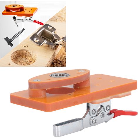 35-mm-Lochsäge für Bakelit-Plattenscharniere, Türscharnierpositionierer, Lochsäge und Bohrer für die Holzbearbeitung. (1/5)