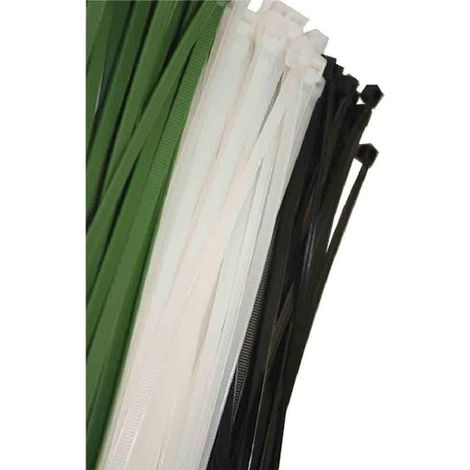 Fascette in Nylon EDM 48300 Bianco Naturale 380 x 4,8 mm 300 x 4,8 mm (100 Unità) (1/4)