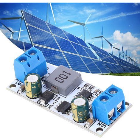 Solarladereglermodul, Bleiakku-Ladegerätmodul, für MPPT 1-1000AH 12V Solarladeregler (mit Anschlussklemmen) (1/4)