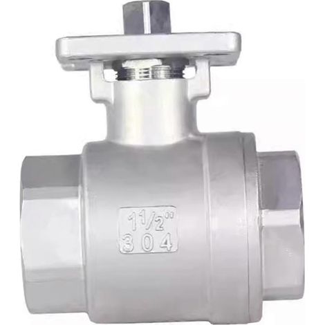 Vanne à bille en acier inoxydable 1/2" / 1" à plateforme haute, filetage femelle pour haute température DN15 1/2 1/22 pouce