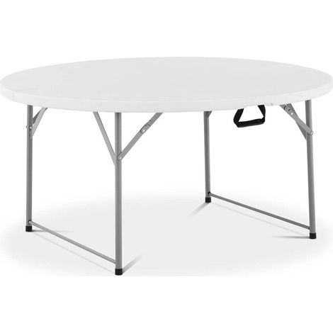 Marbueno Klapptisch Resin Weiß D.122x74 cm