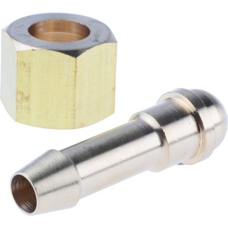 Raccord de tuyau souple RS PRO, BSP 3/8" femelle Laiton ( Prix pour 1 ) (1/2)
