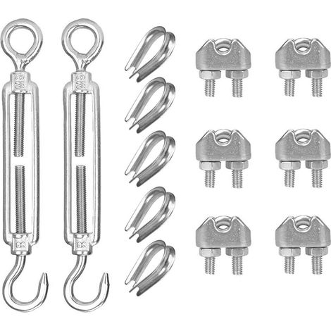 M6 Stainless Steel Adjustable Cable Tensioner 13pcs (1/5)