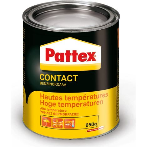 Colle Contact Type Néoprène Haute Température Boîte 650G Jaune, Colle pour Éléments Cuisine, Proximité Source de Chaleur (1/2)