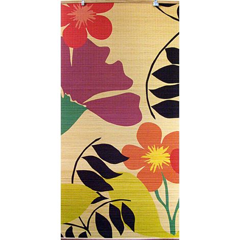 VERDEMAX - TAPPARELLA IN MIDOLLINO CON FIORI CM 100X160