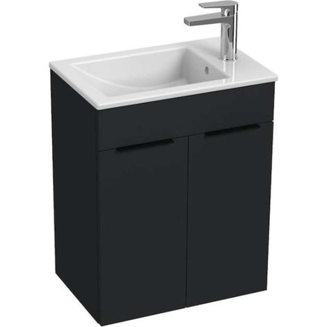 Jika Cube - Armario con lavabo 51x34x61 cm, antracita mate H4536411763521