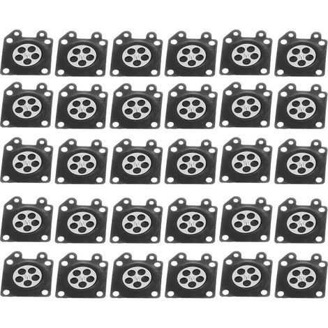 Set di 30 guarnizioni a membrana per carburatore per motoseghe, accessori per carburatori ZAMA 2500/3800/4500/5200/5800 -Crezuo