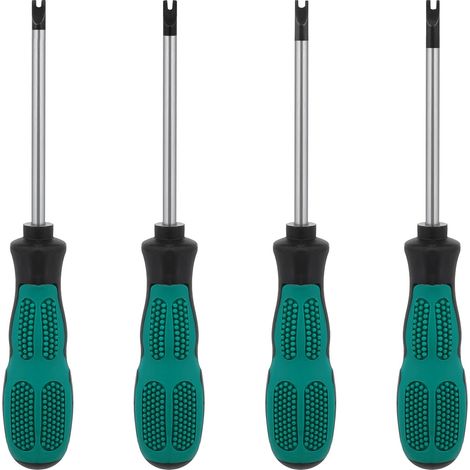 Tournevis de type U M1.7/M2.0/M2.3/M2.6 Tournevis magnétique de type fourche en U Kit d'outils manuels multifonctions Embouts Tournevis à fente magnétique (1/5)