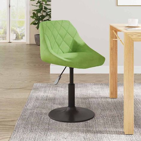 vidaXL Tabouret de bar Vert clair Velours (1/5)