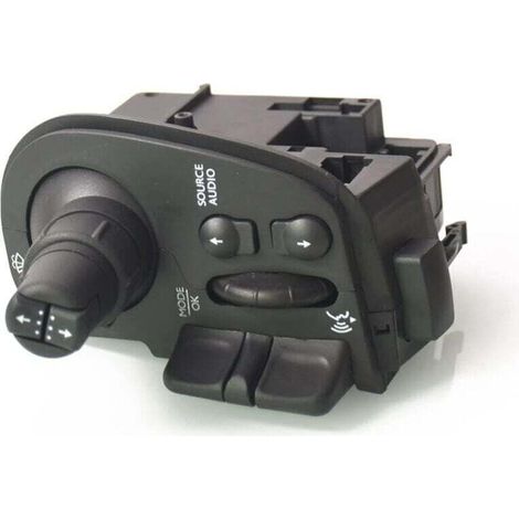 Levé Vitre Bouton Comman Leve Vitre Commutateur Combiné De Colonne De Direction D'essuie-Glaces Radio pour Renault pour Clio III pour Modus pour KANGOO OEM 8201590631 (1/4)