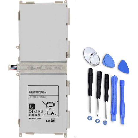 EB-BT530FBE EB-BT530FBC EB-BT530FBU Batterie de Table Remplacement pour Galaxy Tab 4 10.1 "SM-T530 (WiFi) T530NU T531 (3G WiFi) T535 (3G 4G LTE WiFi) T537 (3.8V 25.84Wh) (1/5)