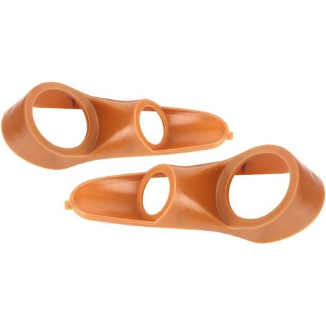 Support de Haut-Parleur Coaxial croisé Audio électronique de Voiture à 3 Voies, Support en Plastique Universel, de Haut-Parleur Antirouille avec clarté Sonore Améliorée, Couleur café 2 Pièces (1/4)