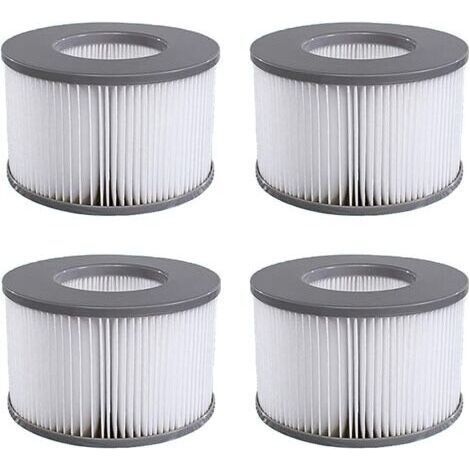 Filtre Spa Lite pour mspa,Filtre pour mspa Lite, pour MSPA Whirlpool Filter - Cartouches filtrantes pour sous - Bateaux et Spa Chauds - Modèle à partir de 2020 (4pcs)dengyank (1/4)