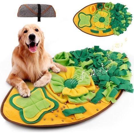 1 Tapis À Renifler Pour Chien, Pliable, Antidérapant, Lavable, Pour Dressage Et Détente (1/5)