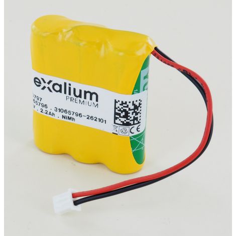Batterie NiMh 3.6V 2.2Ah pour lampe portable d'intervention (060797)