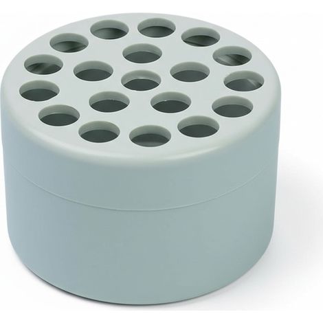 Support Floral Spirale - Pour Vase - Fixation Tige Fleur - Insert Transparent en Plastique - Gris - Stabilité Optimale - 1 Pièce (1/5)