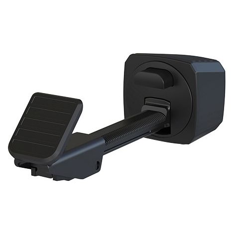Portac – Arrêt universel 360° pour portail manuel – Réglable de 30 à 100 mm – Finition noire – Sans tube – Butée pour portail