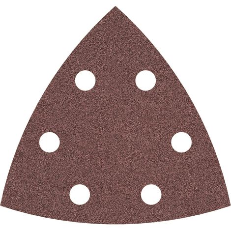 Bosch Accessories 2608621686 Deltaschleifpapier Körnung (num) 80 (L x B) 93 mm x 93 mm 5 St.