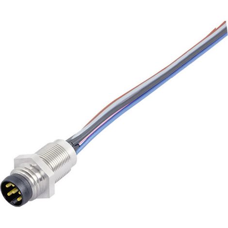 binder 09-3391-00-04 Sensor-/Aktor-Einbausteckverbinder M8 Stecker, Einbau Polzahl Sensoren: 4 1 St