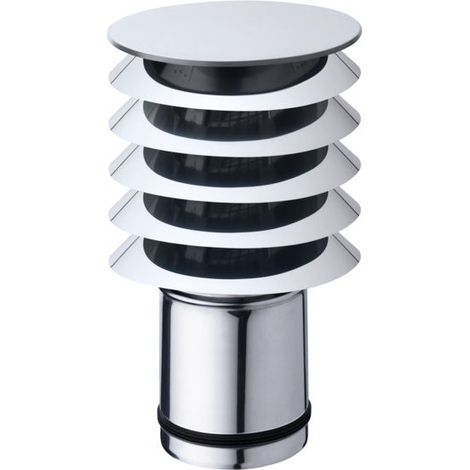 STIEBEL ELTRON Lamellenhaube für Außen-/Fortluft,Edelstahl, DN 160