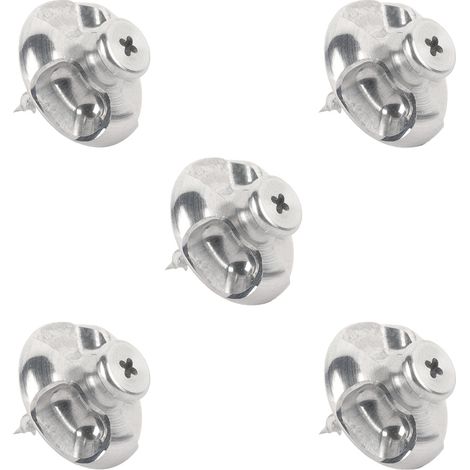 Lot de 5 Fixations tableau vis Placo Alu - L'Attachante (1/5)