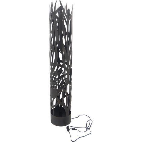 Lámpara de exterior de metal negro con ramas 120 cm, jardín (1/4)