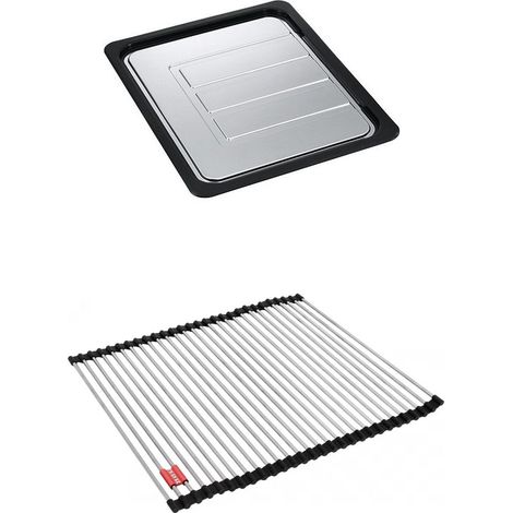 Set accessoires cuves Domus Tectonite : Rollmat + égouttoir mobile - Franke (1/3)