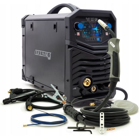 Poste à souder MIG semi-automatique SPARTUS EasyMIG 227 DP 227DP DOUBLE PRESSION 4 ROULEAUX (1/5)