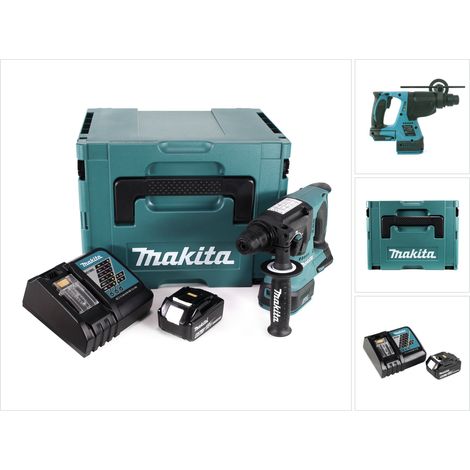 Makita DHR 242 RG1J Akku Bohrhammer 18V 2,0J SDS-plus Brushless + 1x Akku 6,0Ah + Ladegerät + Makpac