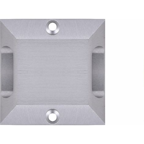 Faretto LED Calpestabile Quadrato da Esterno Radente 4W 320lm 12V IP65 Biemissione Luce Naturale 4000K grigio silver (1/5)