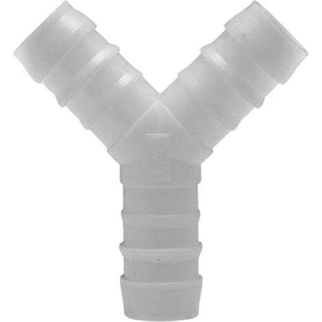 Raccordo a Y 13 mm PN 16 bar in PVC angolato per linea di irrigazione a goccia ARZO0440305