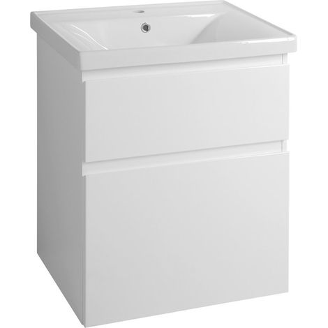 Meuble sous-vasque ALTAIR 61,5x72,5x45cm, blanc (1/5)